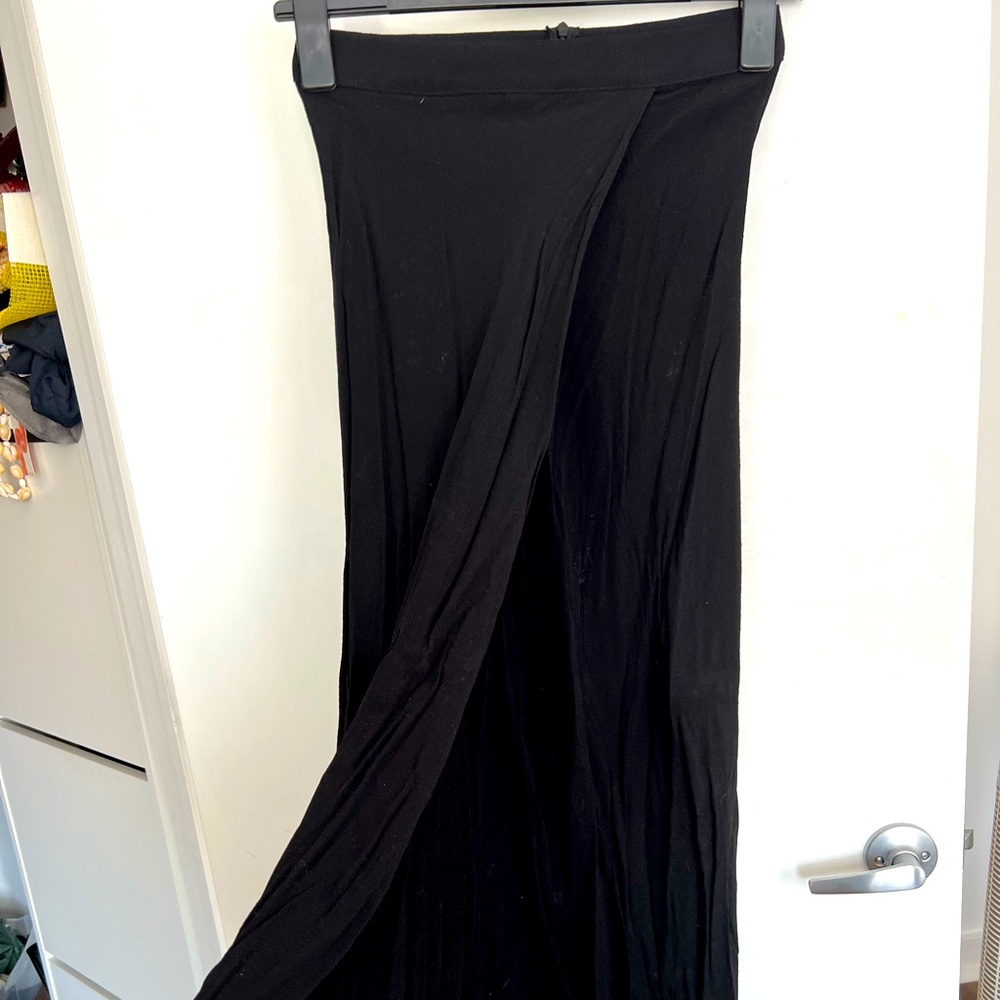 Flynn Skye Maxi wrap skirt with sexy slit